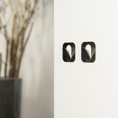 Tiger Haak Paperclip RVS geborsteld (2 stuks) 4.4x4.5x1.7cm