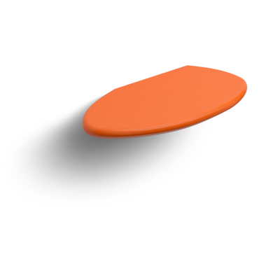 Clou Cliff planchet 21x11.2x4cm keramiek Oranje hoogglans SHOWROOMMODEL