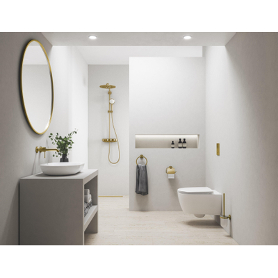 GROHE Skate cosmopolitan 2-knops S-size bedieningsplaat hard graphite geborsteld OUTLETSTORE