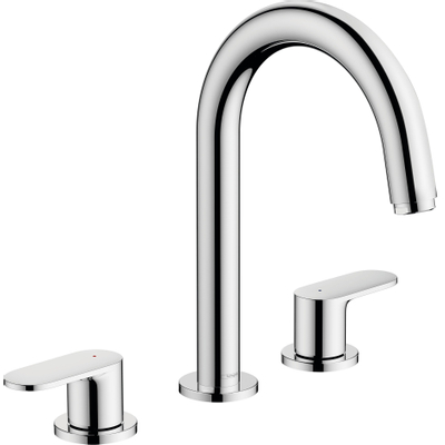 Hansgrohe Vernis wastafelkraan 166 met waste chroom