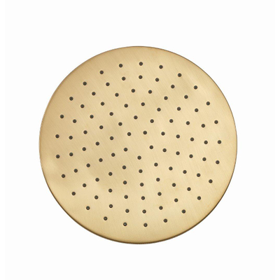 Crosswater Union Douchekop - 25cm - rond - geborsteld messing