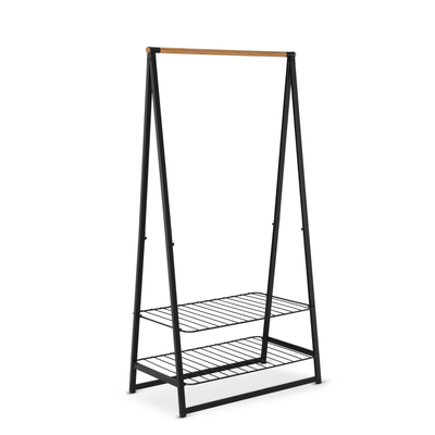 Brabantia Linn Kledingrek - groot - 99.5x57x190cm - zwart