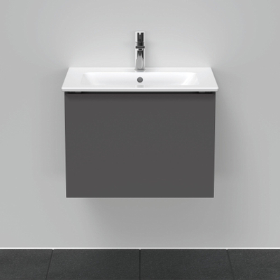 Duravit D-Neo wastafelonderkast 61x44x46.2cm 1 lade Grafiet Mat