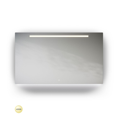 Looox Ml line spiegel - 180x70 led verlichting onder plus geintegreerd