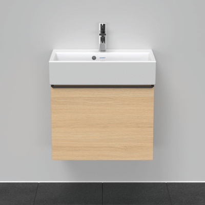 Duravit D-Neo wastafelonderkast 58.4x44x37.2cm 1 lade met softclose Natuur eiken Mat