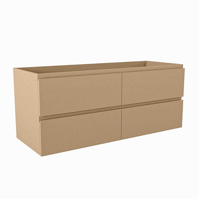 Mondiaz HAY wastafelonderkast - 120x45x50cm - 4 lades - uitsparing rechts - softclose - Oro