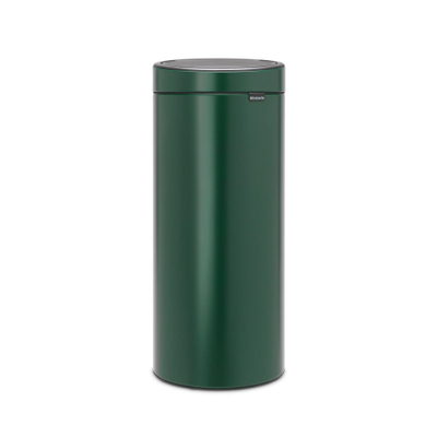Brabantia Touch Bin Afvalemmer - 30 liter - kunststof binnenemmer - pine green