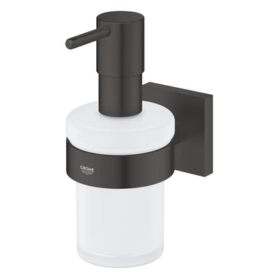 GROHE Start Cube Zeepdispenser - 160ml - met houder - vierkant - mat zwart