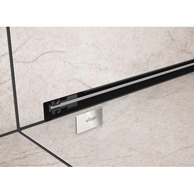 Viega Advantix Vario wand douchegoot kunststof basiselement inkortbaar 70mm (renovatiemode) 300 1200mm waterslot 25mm inbouw diepte 70 100mm