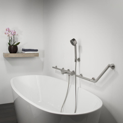 Tiger Boston Comfort & Safety Wandbeugel 135º RVS geborsteld Rechts 58.7x23.6x7cm