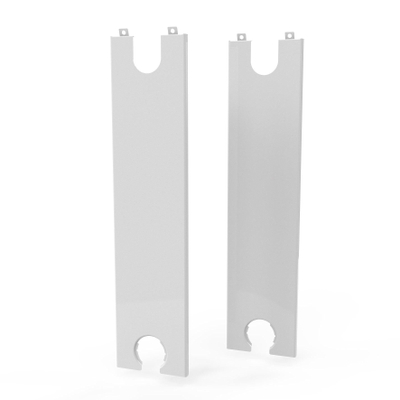 Stelrad set zijpanelen voor radiator type 22 x10.2cm Staal Wit glans