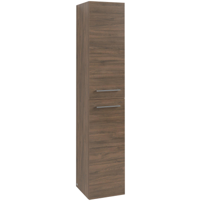 Villeroy & Boch Avento kast hoog 35x176cm 2 deur links arizona oak