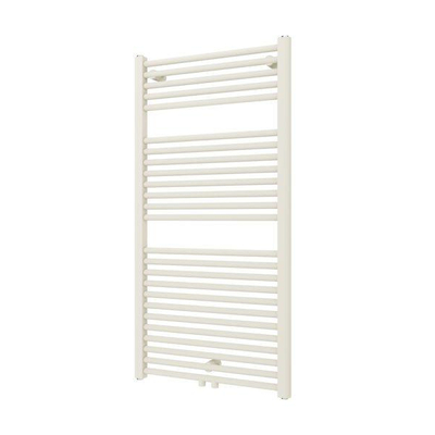 Plieger Palmyra designradiator horizontaal middenaansluiting 1175x600mm 681W wit structuur