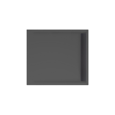 Xenz easy tray douchevloer 100x90x5cm rechthoek acryl ebony