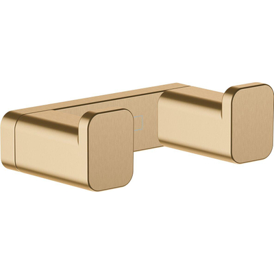 Hansgrohe Addstoris handdoekhaak dubbel brushed bronze