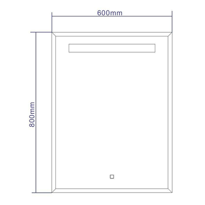 Best Design Miracle spiegel 60x80cm LED verlichting