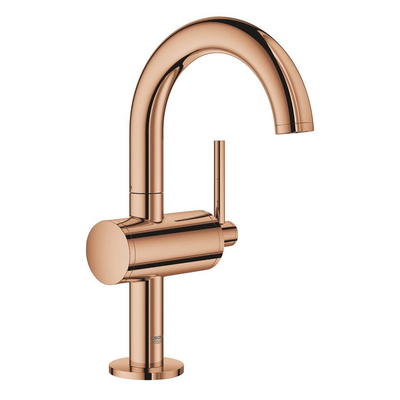 GROHE Atrio Wastafelkraan Opbouw - uitloop 12.5cm - M-size - push open - warm sunset