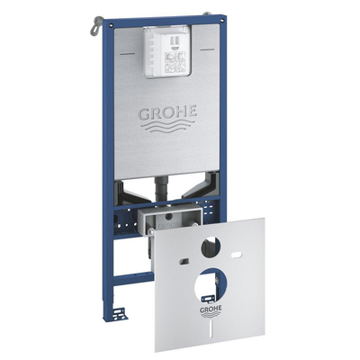 GROHE Rapid SLX Inbouwreservoir 113cm met frame met geintegreerde netspanning- en douchewc aansluiting met isolatiemat