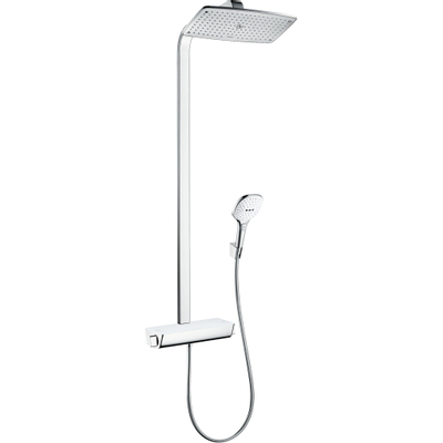 Hansgrohe Raindance select e 360 showerpipe ecostat select e ecosmart wit chroom