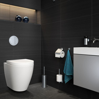 Tiger Noon Zeepdispenser klein RVS geborsteld 4.9x11.9x9.4cm