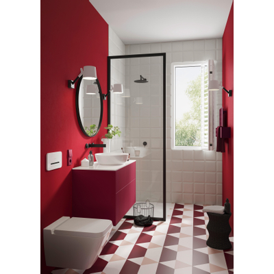Villeroy & Boch Artis opzetwastafel rond Ø43x12.5cm Ceramic+ zonder kraangat zonder overloop stone white