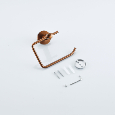 Fortifura Calvi toiletrolhouder zonder klep rond Geborsteld koper PVD (Koper) OUTLETSTORE