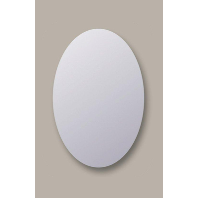 Sanicare Q-mirrors spiegel 60x80x2.5cm Ovaal glas