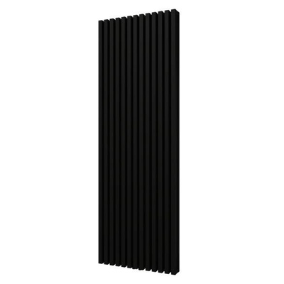 Plieger Siena designradiator verticaal dubbel 1800x606mm 2030W mat zwart