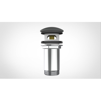 Arcqua pop-up waste wastafel 1 1/4 universeel mat grijs