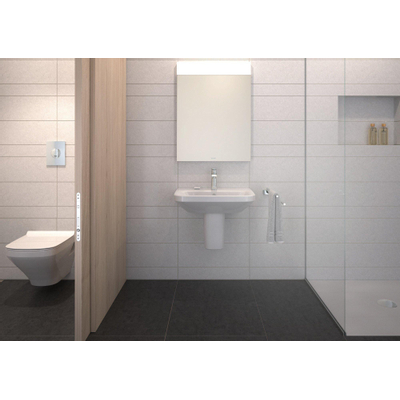 Duravit DuraStyle WC-zitting 43.3x35.9x4.3cm met softclose met quickrelease Kunststof wit Glanzend