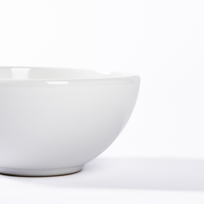 QeramiQ Dely Waskom - 20x20x9cm - keramiek - rond - glans wit