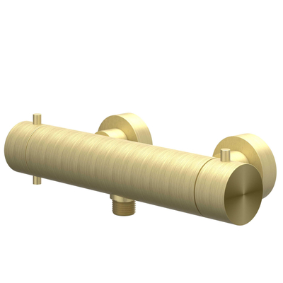 IVY Concord Thermostatische Douchekraan - opbouw - cooltouch - RVS316 - geborsteld mat goud PVD