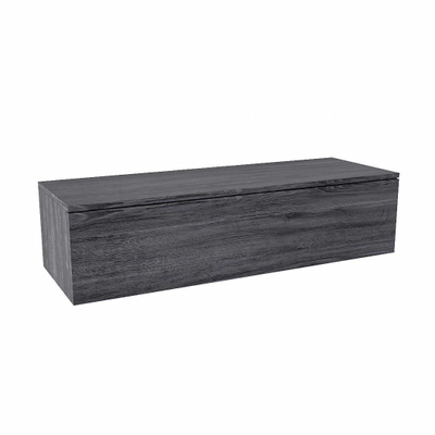 MONDIAZ ALAN MODULE Wastafelonderkast - 120x45x30cm - 1 lade - push to open - MDF - Antracite mat