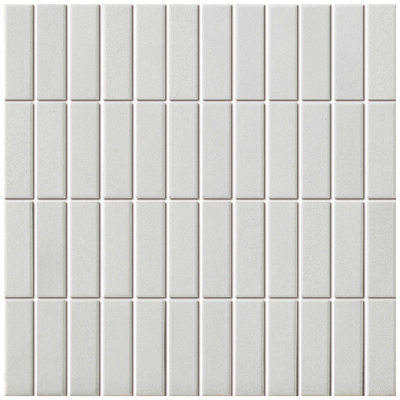 The Mosaic Factory London mozaïektegel - 30x30cm - wand en vloertegel - Rechthoek - Porselein Super White Mat