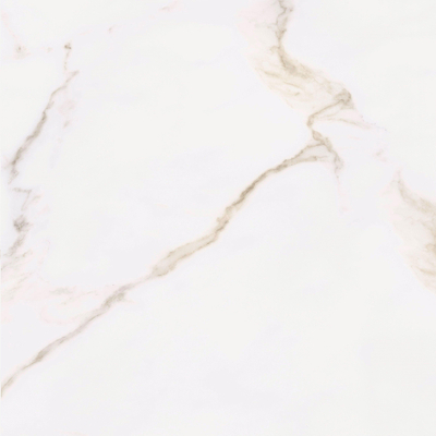 Cifre Ceramica Diamond Gold wand- en vloertegel - 60x60cm - gerectificeerd - Marmerlook - Gold gepolijst (wit)