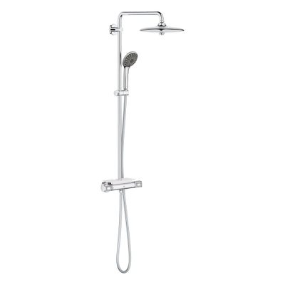 GROHE Vitalio Joy Regendoucheset Opbouw - hoofddouche 26cm - handdouche rond - chroom