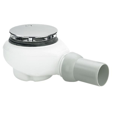 Villeroy & Boch Tempoplex Plus douchebakafvoer v douchebak met gat 90mm chroom