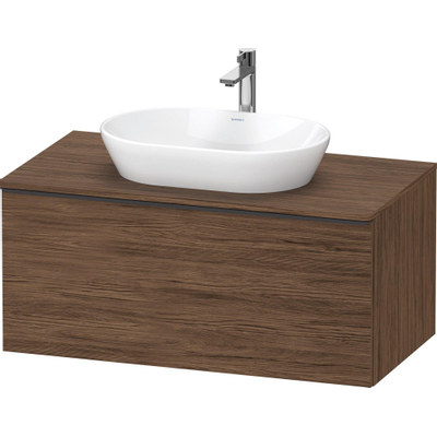 Duravit D-Neo wastafelonderkast 100x45.9x55cm 1 lade Noten (donker) Mat