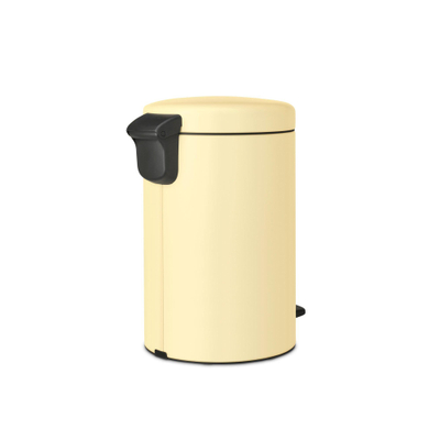 Brabantia NewIcon Pedaalemmer - 12 liter - kunststof binnenemmer - mellow yellow