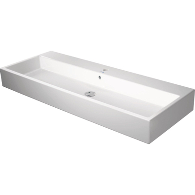 Duravit Vero Air wastafel geslepen 1 kraangat met overloop 120x47cm met WonderGliss wit