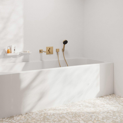 Hansgrohe Duoturn E inbouwkraan voor 2 functies brushed bronze