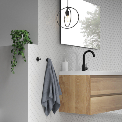 Brauer Black Edition Handdoekhaak - mat zwart