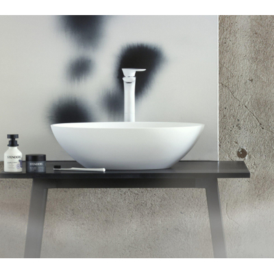 Zeza Element Waskom - 51x35.5x14.2 - solid surface - glans groen