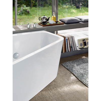 Duravit Paiova bad 1770x460x1300mm overloop Hoekopstelling Links acryl wit