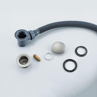 Fortifura Calvi badafvoercombinatie met klikwasteGeborsteld RVS PVD (RVS)