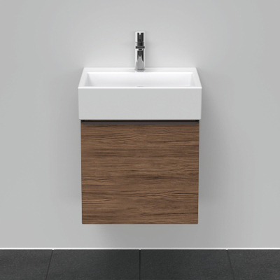 Duravit D-Neo wastafelonderkast 48.4x44x44.2cm 1 lade Noten (donker) Mat