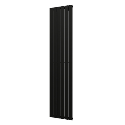 Plieger Cavallino Retto designradiator verticaal enkel middenaansluiting 2000x450mm 999W mat zwart