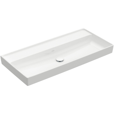 Villeroy & Boch Collaro meubelwastafel 100x47cm zonder overloop zonder kraangaten wit