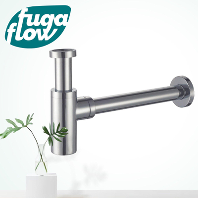FugaFlow Efficiente Sobrado design bekersifon 1.1/4" voor wastafel chroom -