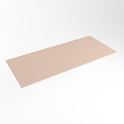 Mondiaz TOP 51 Topblad - 120x51x0.9cm - geschikt voor afdekplaat - Solid surface - Rosee
